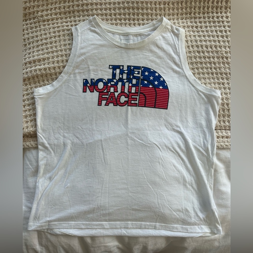 The North Face Patriotic/American Tank Top - Size Girls 18 (Fits Women’s XS)